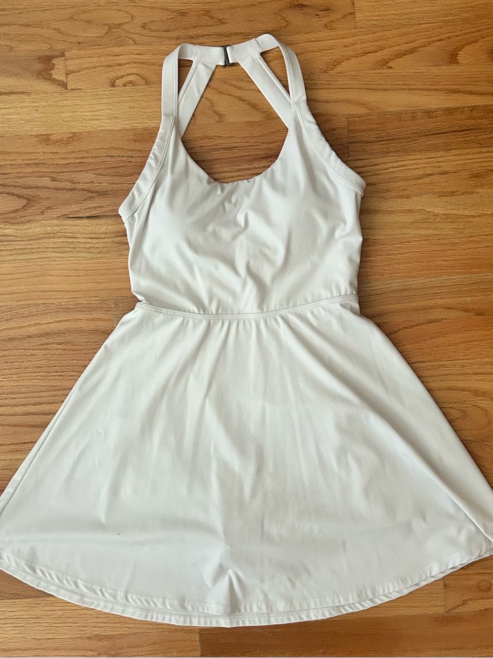 White Halter Tennis Dress